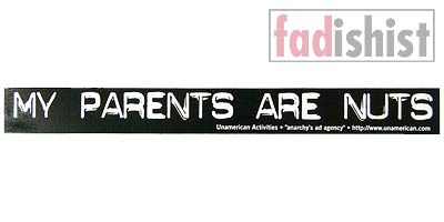 'My Parents Are Nuts' Sticker