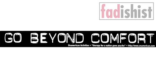 'Go Beyond Comfort' Sticker