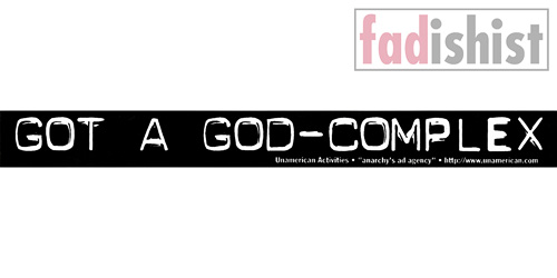 'Got A God-Complex' Sticker