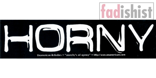 'Horny' Sticker (Large)