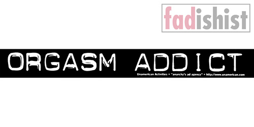 'Orgasm Addict' Sticker