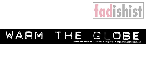 'Warm The Globe' Sticker