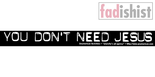 'You Don't Need Jesus' Sticker
