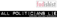 'All Politicians Lie' Sticker