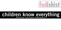 'Children Know Everything' Sticker