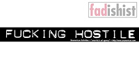 'Fucking Hostile' Sticker