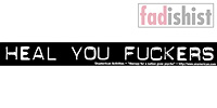 'Heal You Fuckers' Sticker