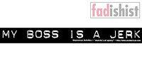 'My Boss Is A Jerk' Sticker