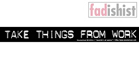 'Take Things From Work' Sticker