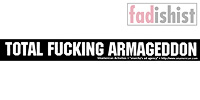'Total Fucking Armageddon' Sticker
