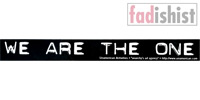 'We Are the One' Sticker