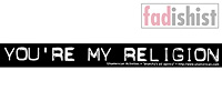 'You're My Religion' Sticker