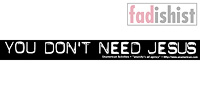 'You Don't Need Jesus' Sticker