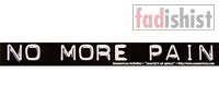 'No More Pain' Sticker