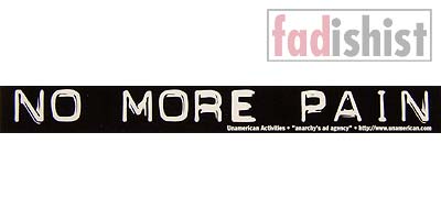 'No More Pain' Sticker