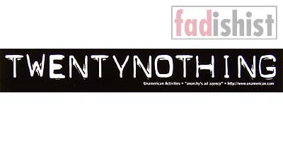 'Twentynothing' Sticker