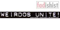 'Weirdos Unite!' Sticker